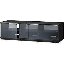 ハヤミコウサン ブラウン木製テレビボード ガラス扉付き Amazon | ハヤミ工産 オーディオラック ガラス扉付き キャスター
